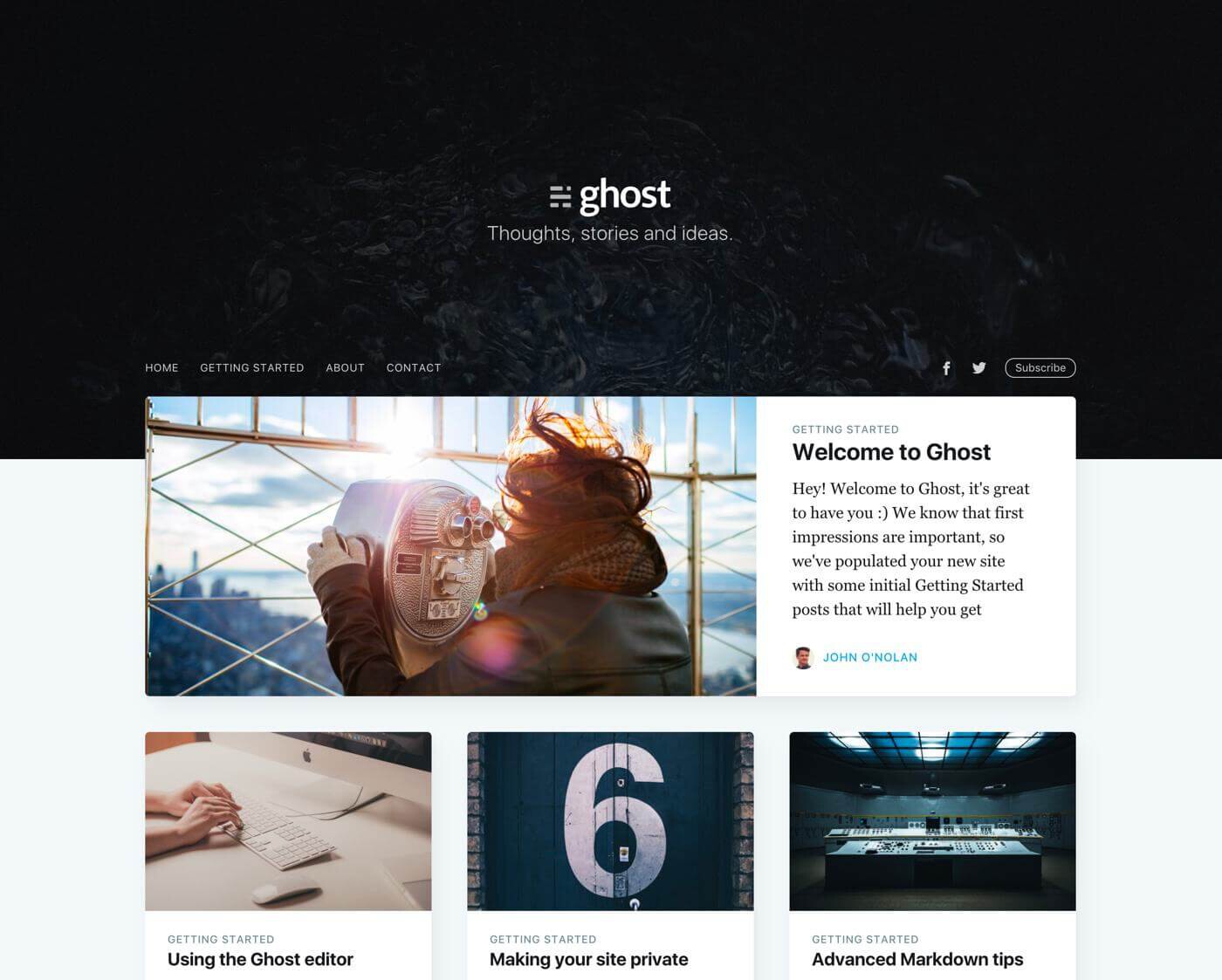 ghost_casper_default_theme