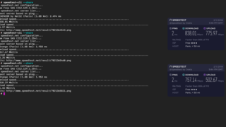 Do a speedtest from your terminal with speedtest-cli